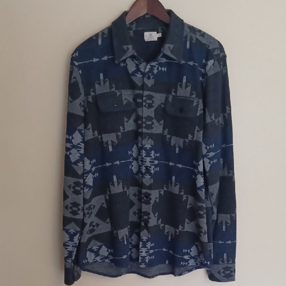 Faherty TVHC Legend Sweater Shirt Thunder Voice Hat XL Aztec Southwestern Navajo